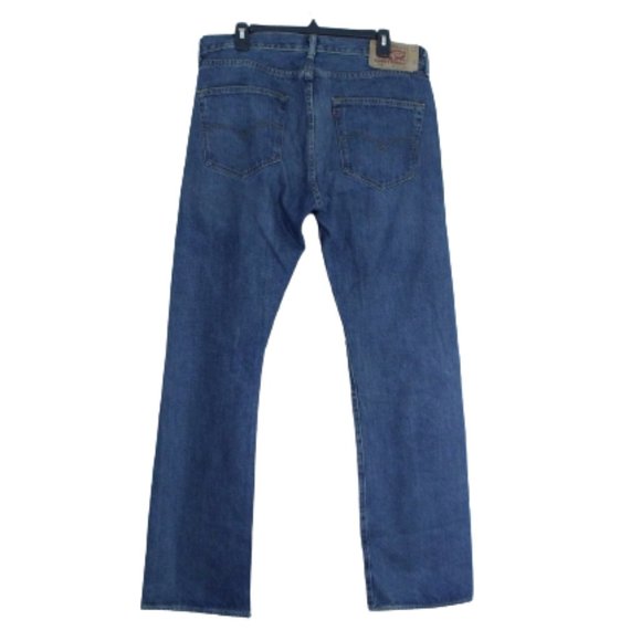 Levi's 501 Button Fly Straight Leg Jeans 36X34 - Picture 3 of 6